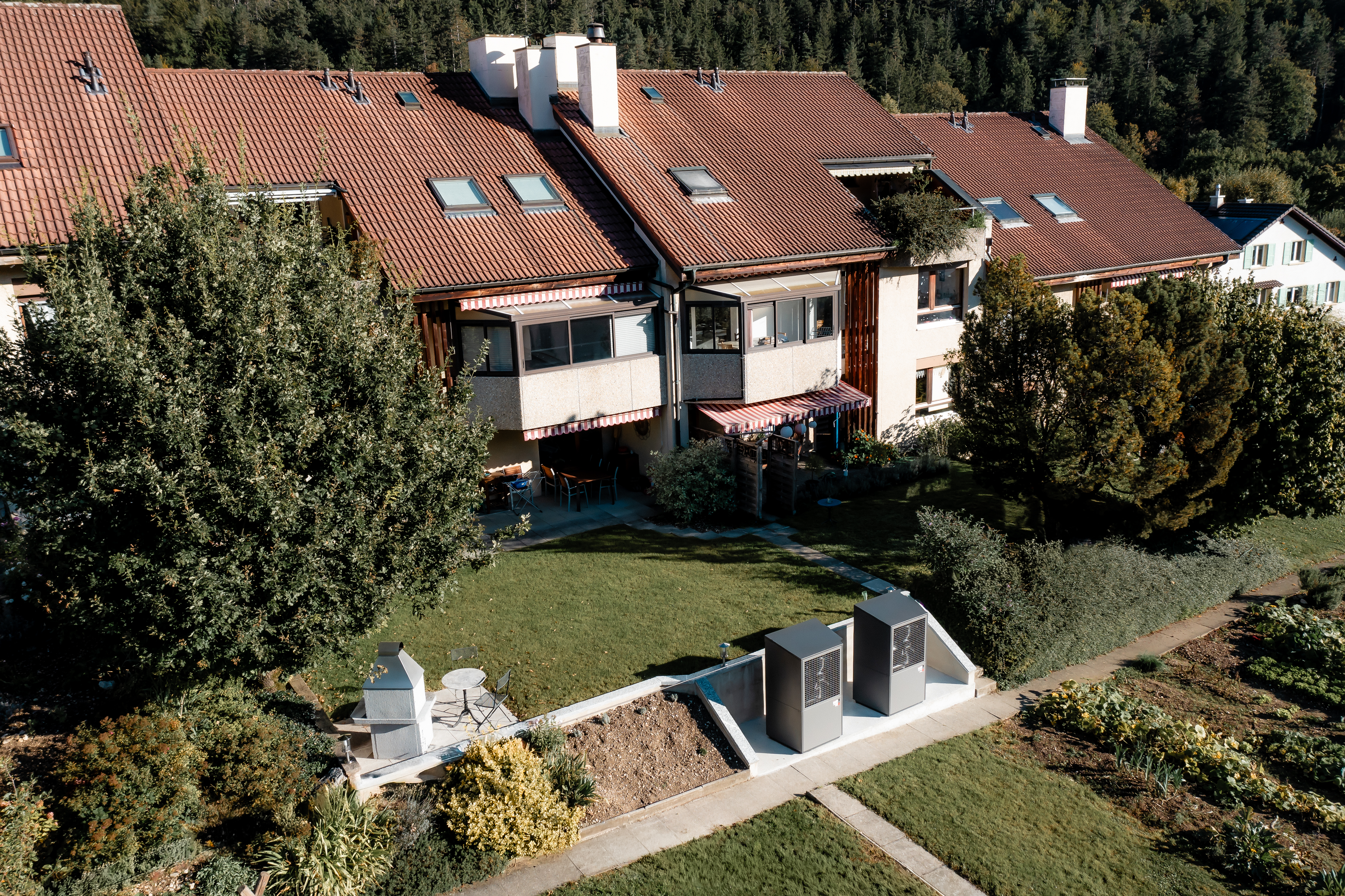 Pompe à chaleur complexe locatif